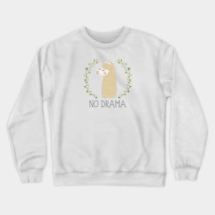 No Drama Llama Crewneck Sweatshirt